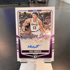 Panini Donruss Optic Signature Series Max Christie Autograph #SS-MAX Lakers