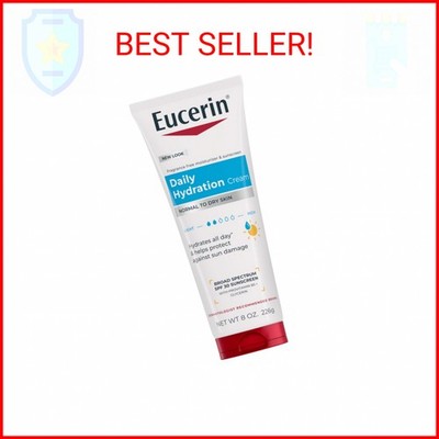 Eucerin Daily Hydration Broad Spectrum SPF 30 Sunscreen Body Cream for Dry Skin,