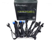 Silverstone PP05-E Flat Flexible Short Cable Set for Modular PSUs No MB-20 4