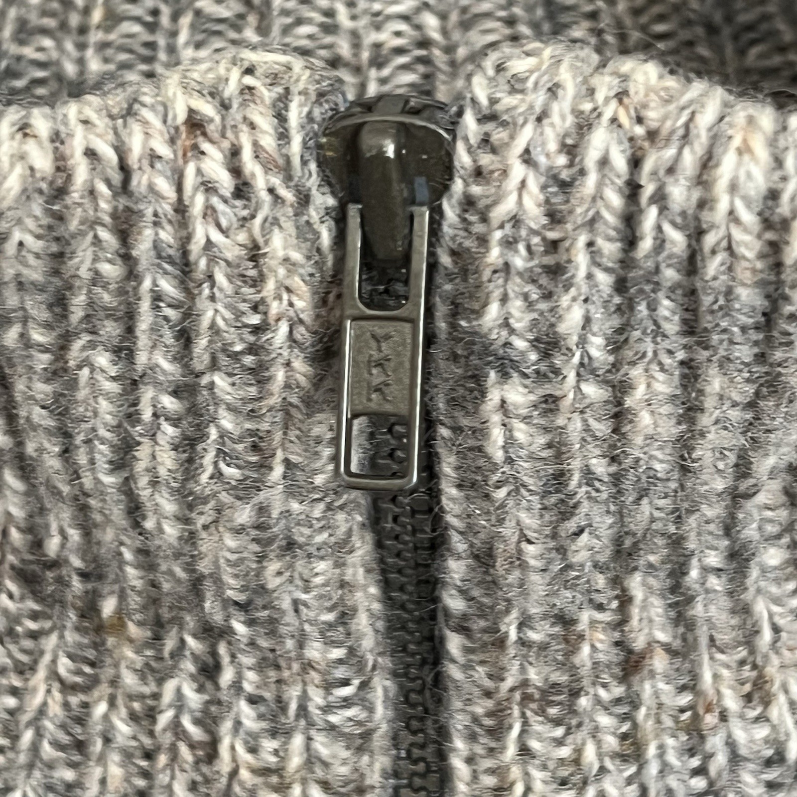 Pendleton 100% Wool Washable Full Zip Sweater Gra… - image 4