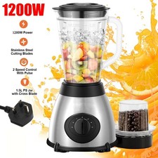 1200W Blender Smoothie Maker Ice Crusher Mixer Milk Shake Fruit Juicer Vegetable
