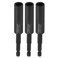 "3X Nuss-Aufsatz 10Mm 1/4\" 4.3\" Sechskantschaft"