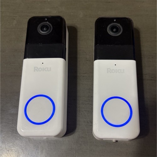 Roku Wire-free Video Doorbell & Chime SE (set of 2) & indoor camera