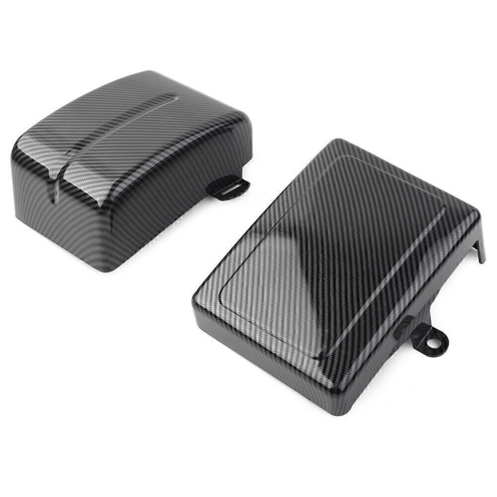 Battery Side Fairing Cover Carbon Fiber For Harley Dyna Street Bob FXDB 2006-17