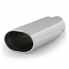 Banks Stainless Steel Exhaust Tip Doublewall Oval Slash Cut