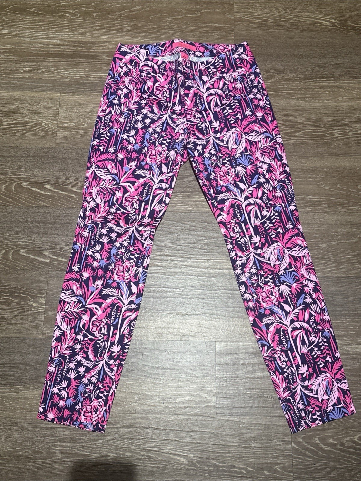 LILLY PULITZER Kelly Skinny Ankle Pant Bright Swing of Things Sz 2