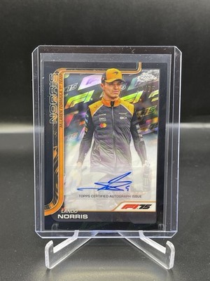 2025 Topps Chrome Formula 1 -  Lando Norris 75th Auto /75 #CAC-NOR F1