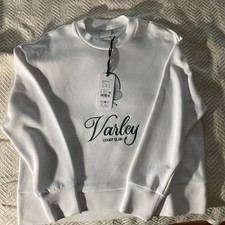 Women  s Varley Fleece Top, White Size Large, Super Soft, Must Have See Pics