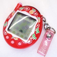 Tamagotchi Connection Plus Aloha Pineapple Red ver 2004 Bandai Virtual Pet