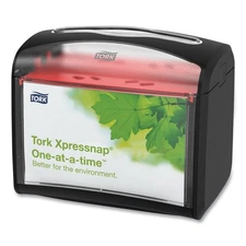 Tork 6232100 7.9 x 5.6 x 7.9 Xpressnap Tabletop Napkin Dispenser - Black New