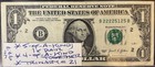 Lot of (23) $1 Five-of-a-Kind Notes - Some w/Misaligned Serial#, Seals, Borders — photo 8