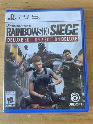 Tom Clancy's Rainbow Six Siege - Deluxe Edition (Sony PlayStation 5, 2021)CIB  