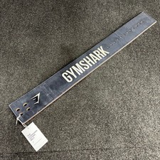 GYMSHARK Gym & Training Powerlifting Belt, Black, No Buckle/Closure *