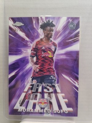 Mohammed Sofo (New York Red Bulls) Fast Lane Purple Numbered 68/75 RC.