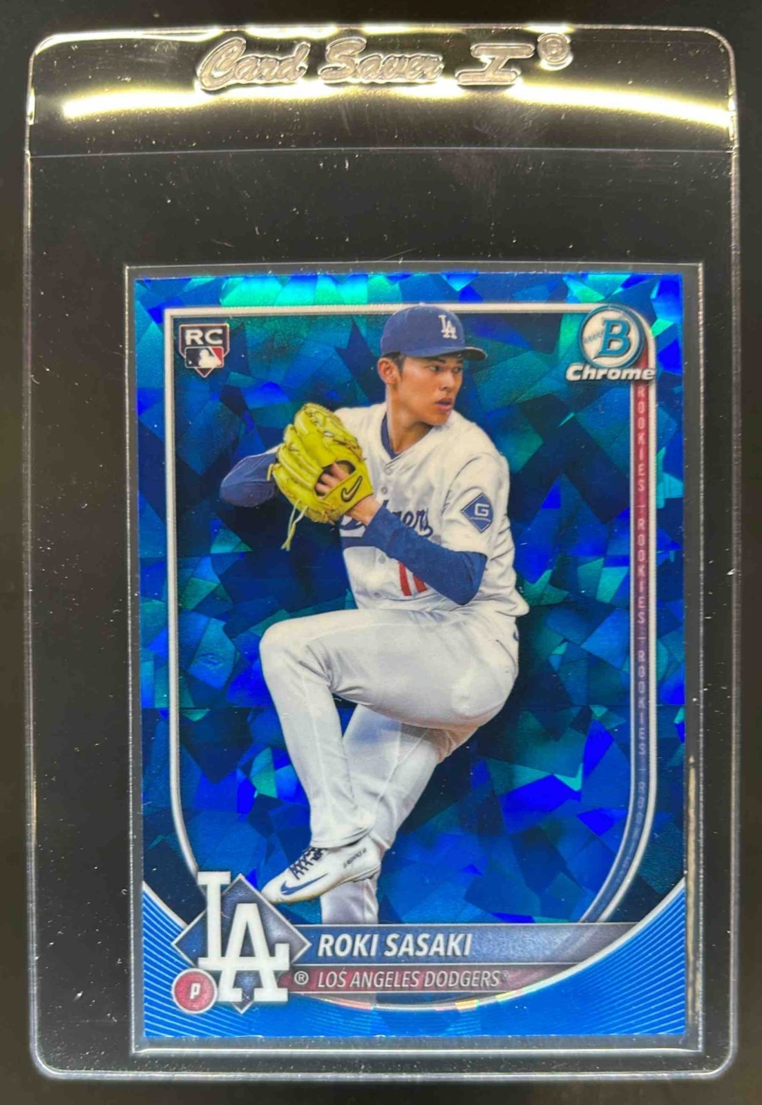 2025 Bowman Chrome Sapphire Roki Sasaki RC Rookie #12 Dodgers