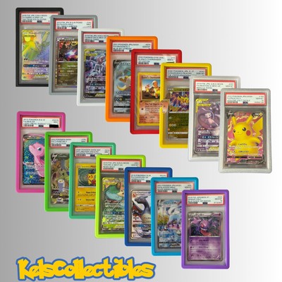 PSA Graded Card Slab Silicone Bumper 15 COLORS Protector CASE PREMIUM SKIN Guard