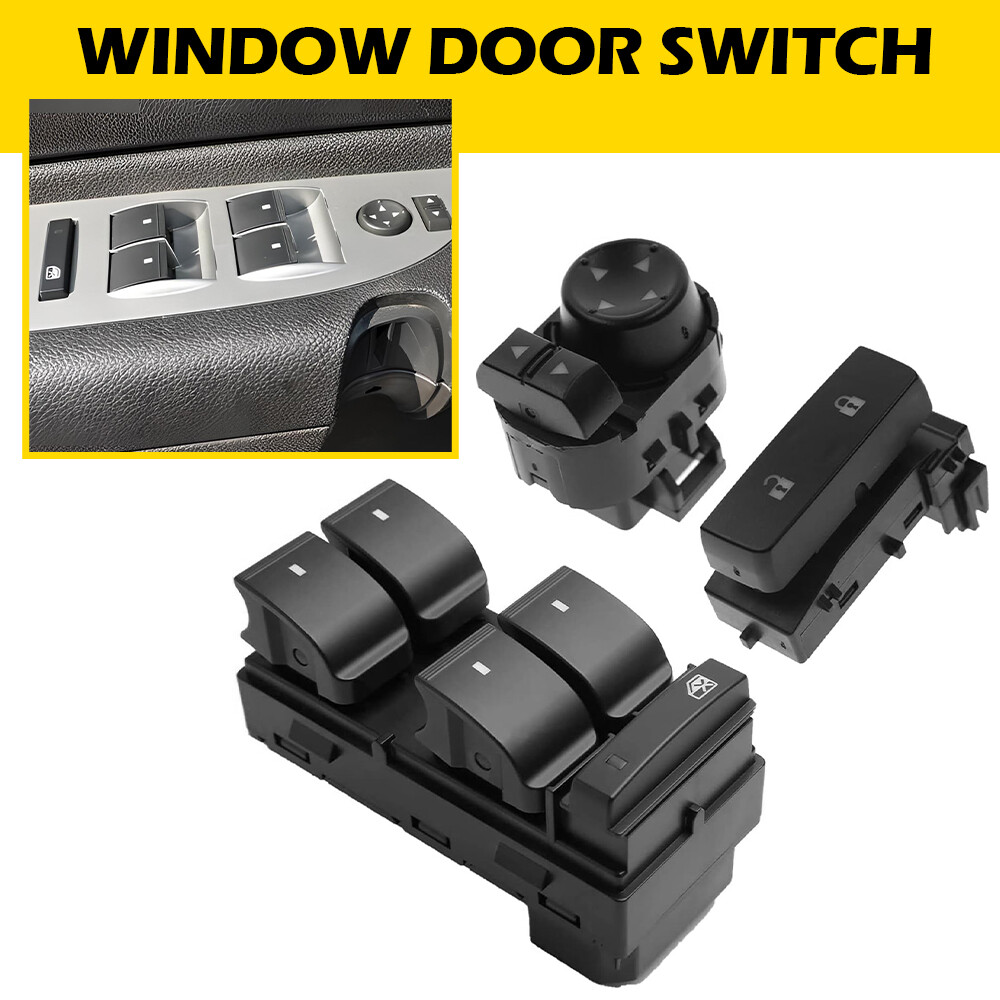 3 x Switch Control Door Window Lock Mirror For Chevrolet Silverado GMC Sierra