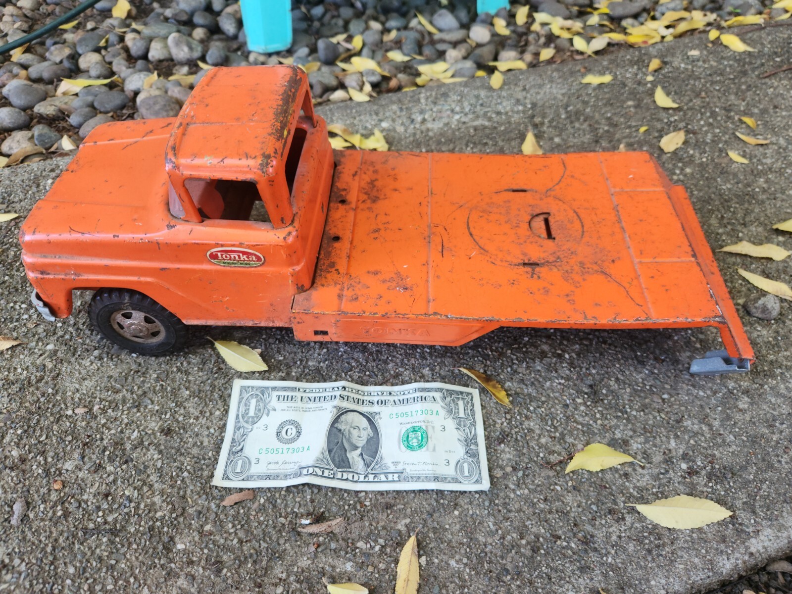 Vintage Tonka Truck No back axel / tires eBay