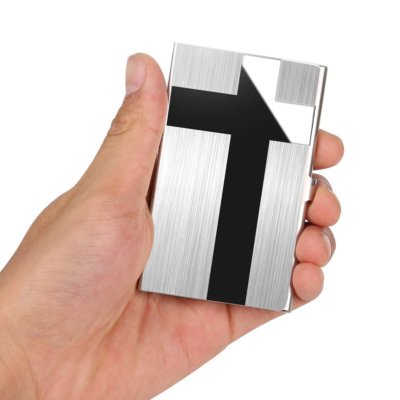Stainless Steel Card Holder Case Pocket Metal Wallet for Business ID Credit Card