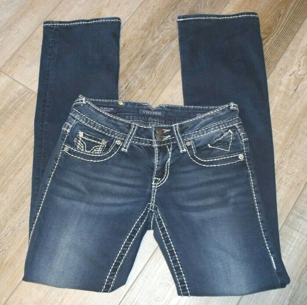 VIGOSS The New York Women's Jeans SZ 1/2 Length 33 SLIM Boot VIGOSS The New York Women's Jeans SZ 1/2 Length 33 SLIM Boot