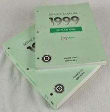 1999 Chevrolet Metro Service Shop Manual