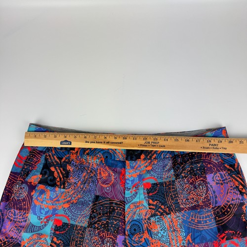 HRESKI Mens Size 40 Paisley Checker Print Performance Golf Shorts 10" Inseam - Picture 3 of 5