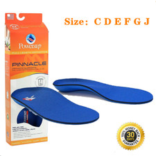 Powerstep Original Pinnacle Full-length Arch Support Insole insert Size D New