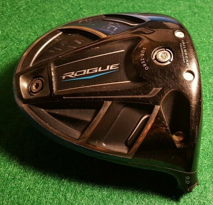 CALLAWAY ROGUE SUB-ZERO 9.0* MEN'S RIGHT HANDED DRIVER HEAD ONLY