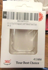 FIVOF Thin Fit Case Designed for Watch Series 8/7 45mm Case Clear 