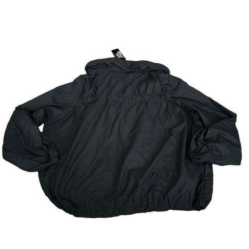 Planet Gold Black Zippered Drawstring Hood Windbreaker Jacket Size L - Picture 2 of 5