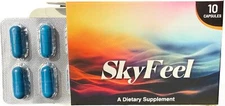 SkyFeel Maximize Energy Performance Vitality Endurance Made in USA  - 10 Pk