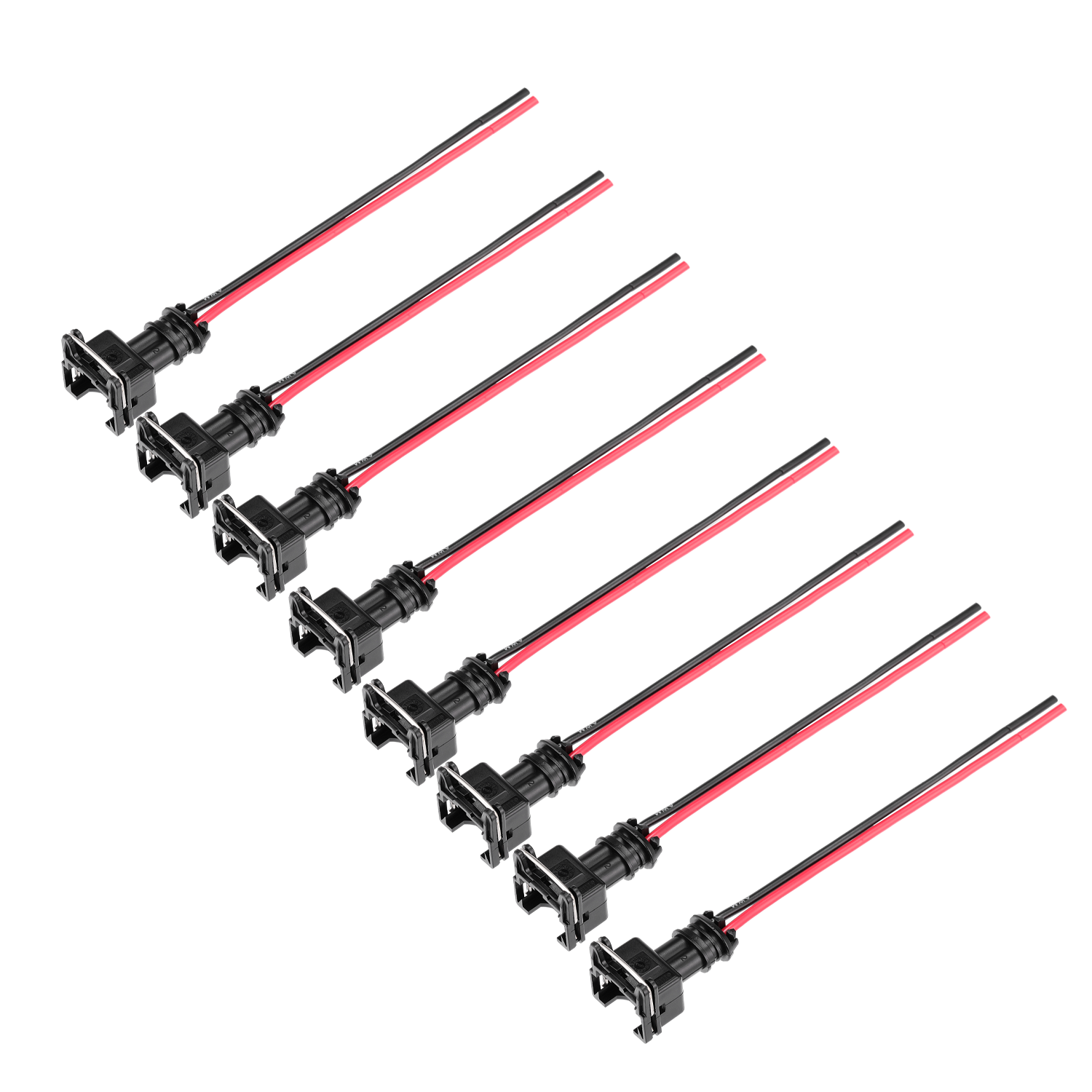 Set 6 EV1 Fuel Injector Pigtails Clips Connectors Plugs fit Siemens Deka Bosch eBay