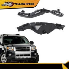Fit For 2008-2012 Ford Escape Front Bumper Bracket Set of 2 Left & Right Side