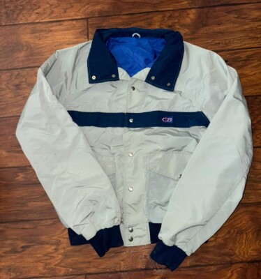 Vintage CB Sport Coat Medium Gray And Blue