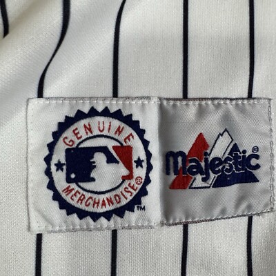 Vintage New York Yankees Jersey Mens Extra Large White Baseball