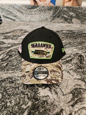 New Era 39Thirty Cap Salute To Service Seattle Seahawks
