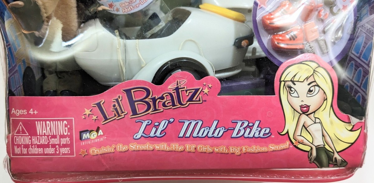 Lil' Bratz LIL MOTO-BIKE Ailani Doll Fashion Tote 2004 MGA