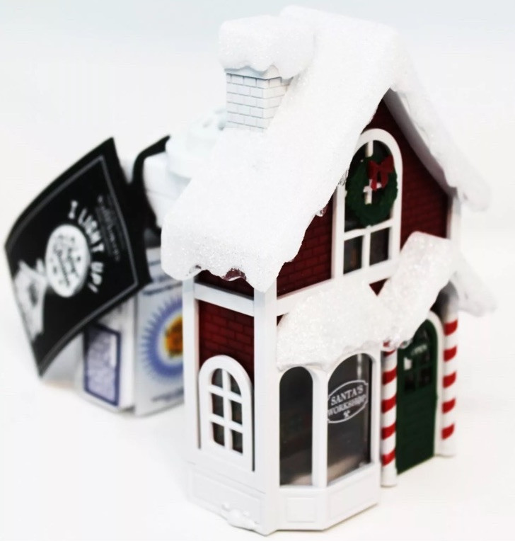 Bath & Body Works CHRISTMAS SANTA'S TOY WORKSHOP Projector Wallflower Plug In-image