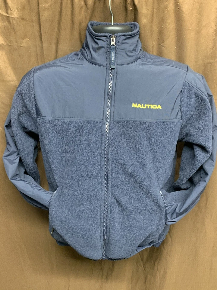 Chaqueta Nautica Azul Marino Cremallera Completa Niños Talla M (10/12) Usada 🔥🔥🔥 Foto 3 de 4