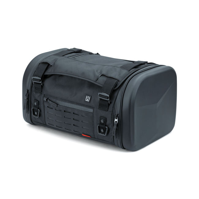 Kuryakyn 7137 Portapacchi Per Moto Harley-Davidson Con Tour-Pak (1980-2019) - Nero Lucido, Acciaio Tubolare, 50x30 Cm