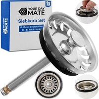 SpüLbecken SiebköRbchen Ø 52 Mm Siebkorb Exzenter Zapfen 27 - 57 Mm Ø 8 Mm Stift