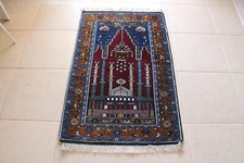 Yahyali tribal small Turkish rug 76x118 cm Vintage Boho Handmade Home Decor