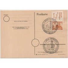 Mi. Nr. S7 herrlich gestempelt mit Berlinstempel auf nicht gelaufener Postkarte