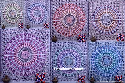 Indian Tapestry Wall Hanging Mandala Throw Hippie Bedspread Gypsy Tapestries Art