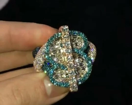 Young dolph blue jewelry store