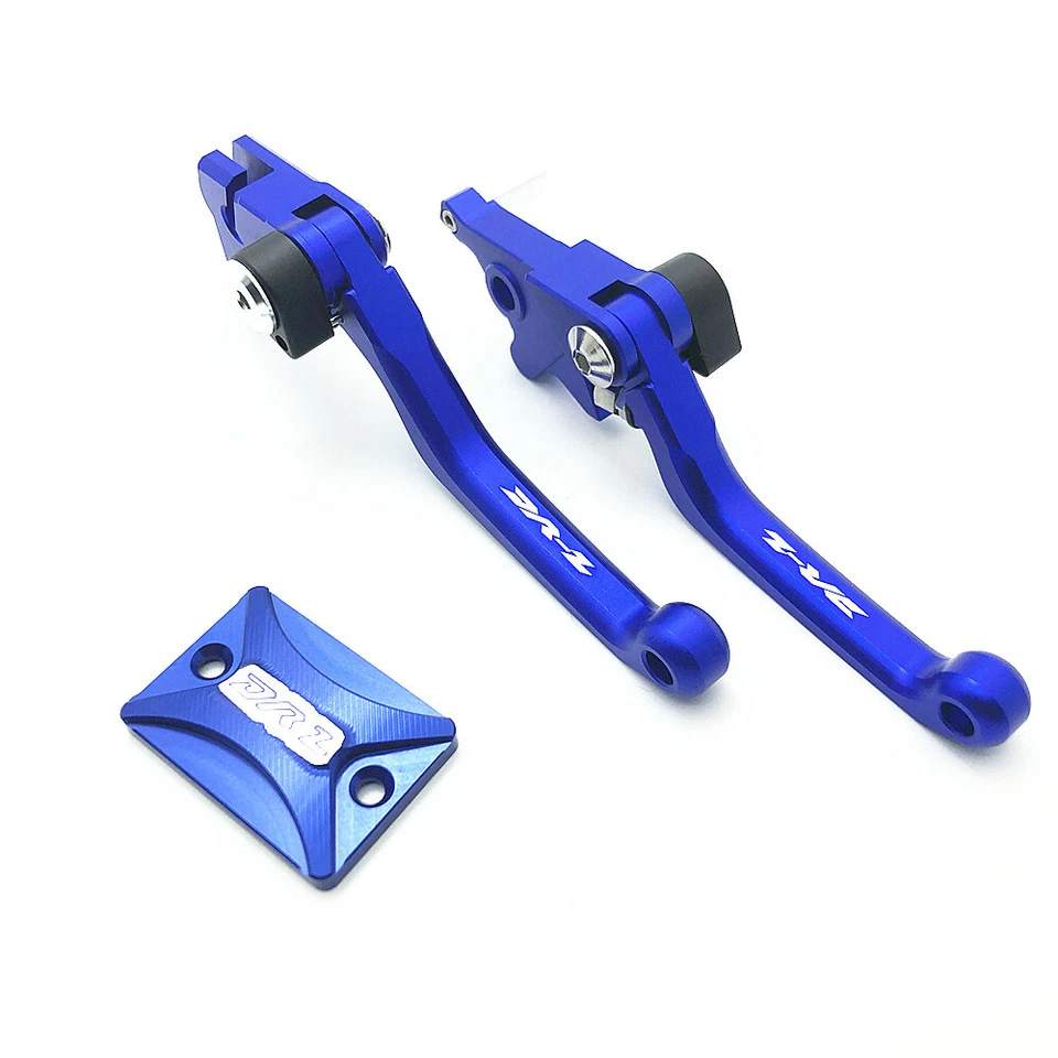 Blue Pivot Brake Clutch Lever Brake Reservoir Cap Kit For Suzuki DRZ 400S/SM/E - Image 2 of 4