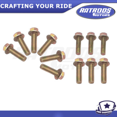 For Chevy GMC Buick Dodge Jeep Exhaust Manifold Header Bolts Hardware ...