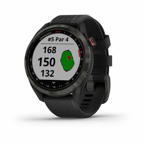 Garmin Approach S42 Golf Watch - Gunmetal/Black
