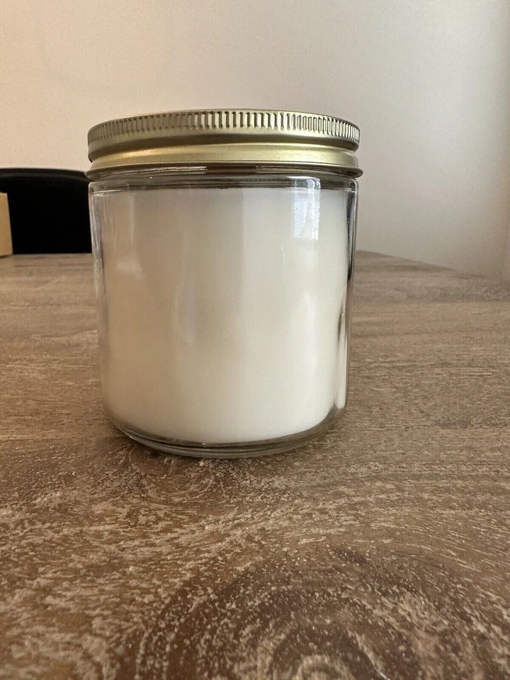 16oz Citronella Candle Clear Jar With Versatile Gold Lid / 10 Pack - Image 3 of 3