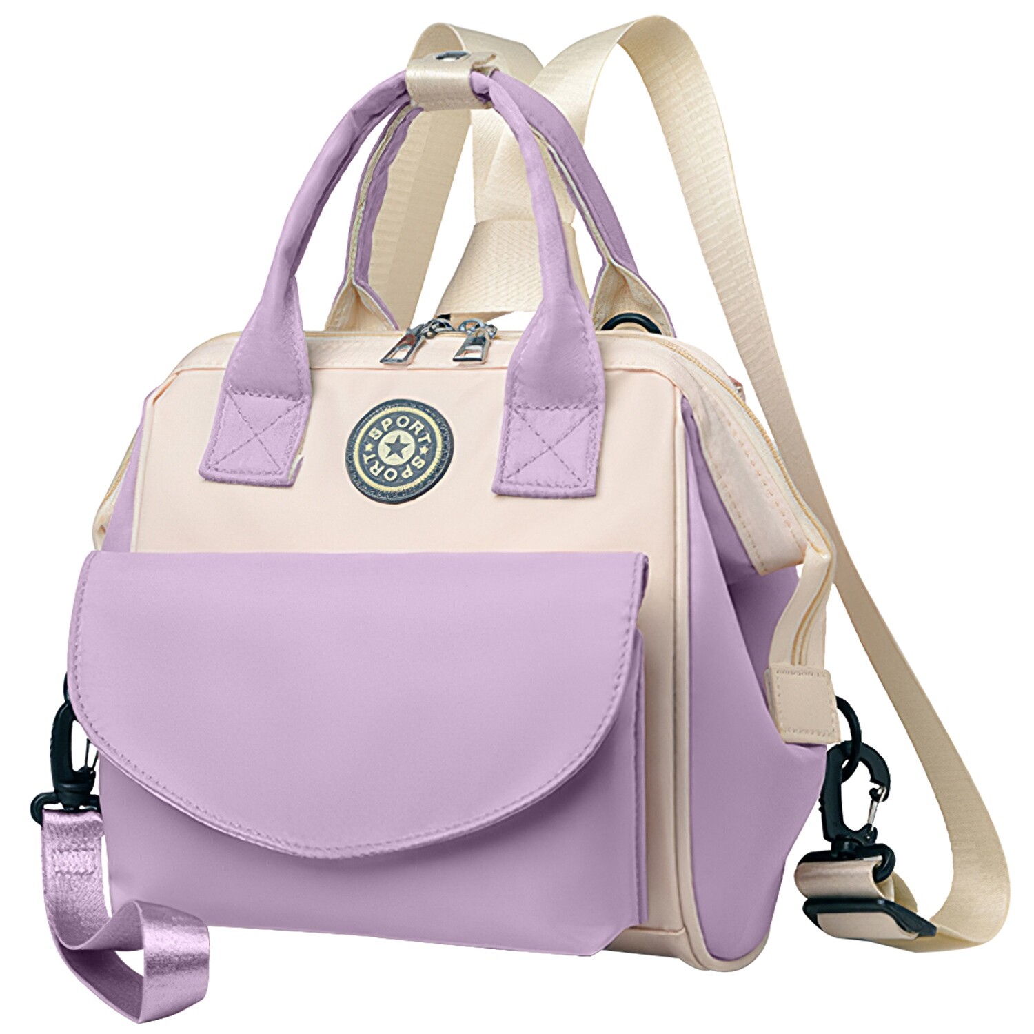 Mommy Baby Diaper Bag Handbag Nappy Changing Bag with Adjustable Shoulder Strap